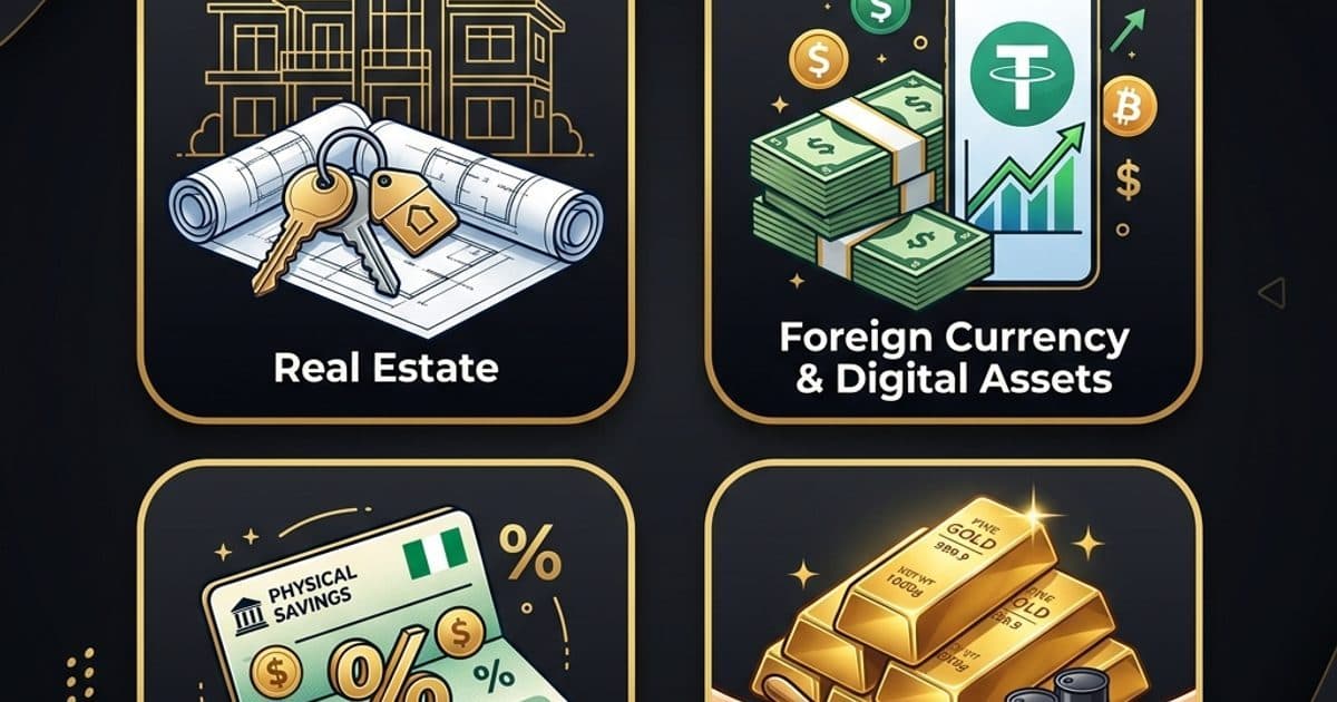 What is the safest way to save money in Nigeria today?
